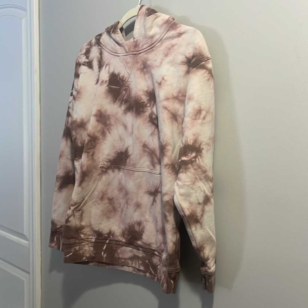 Lululemon All Yours Tie Dye Hoodie Fleece Sz 8 - Picture 6 of 8
